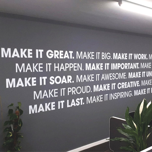 Make It Happen Office Quote