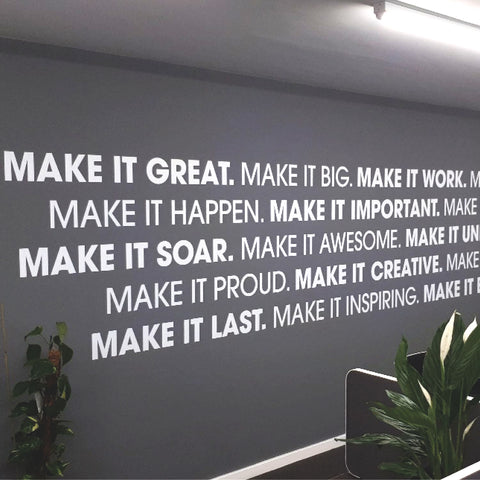 Make It Happen Office Quote